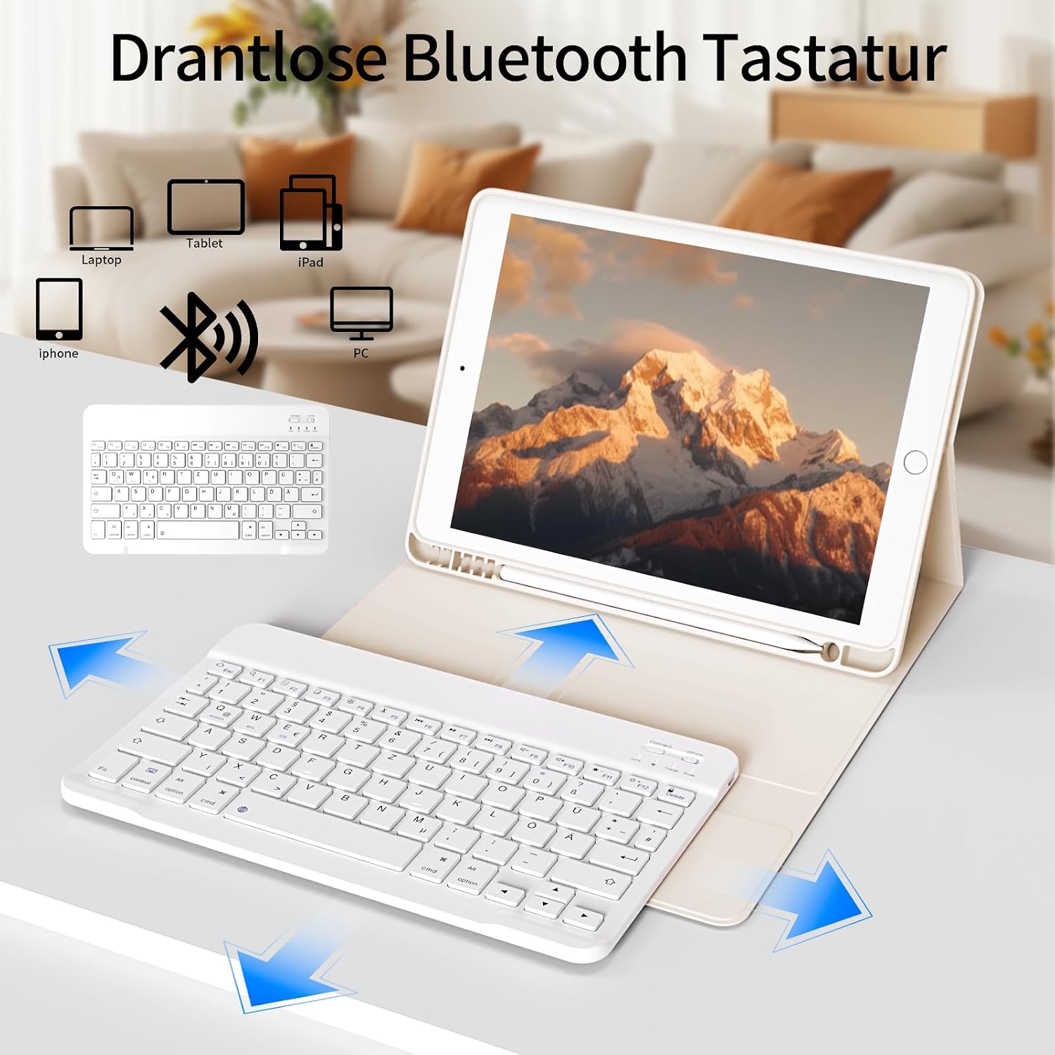 Thumbnail 4 de GKABXY Hülle mit Tastatur 10,2 Zoll
