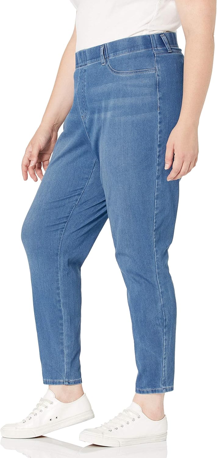 Thumbnail 6 de Amazon Essentials donna jegging in maglia elasticizzata senza zip a vita media (taglie forti)