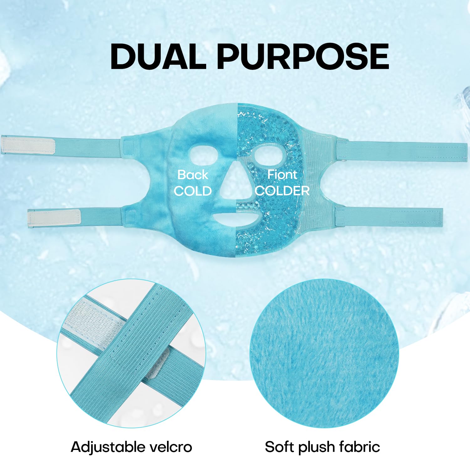 Thumbnail 6 de ZNÖCUETÖD Cold Face Eye Mask 🧖♀