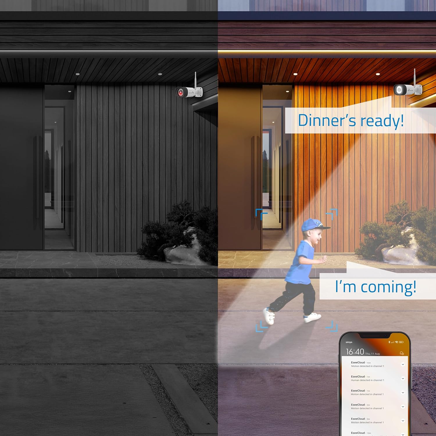 Thumbnail 3 de NIVIAN Kit Caméras de Surveillance 2K Pro avec 6 caméras