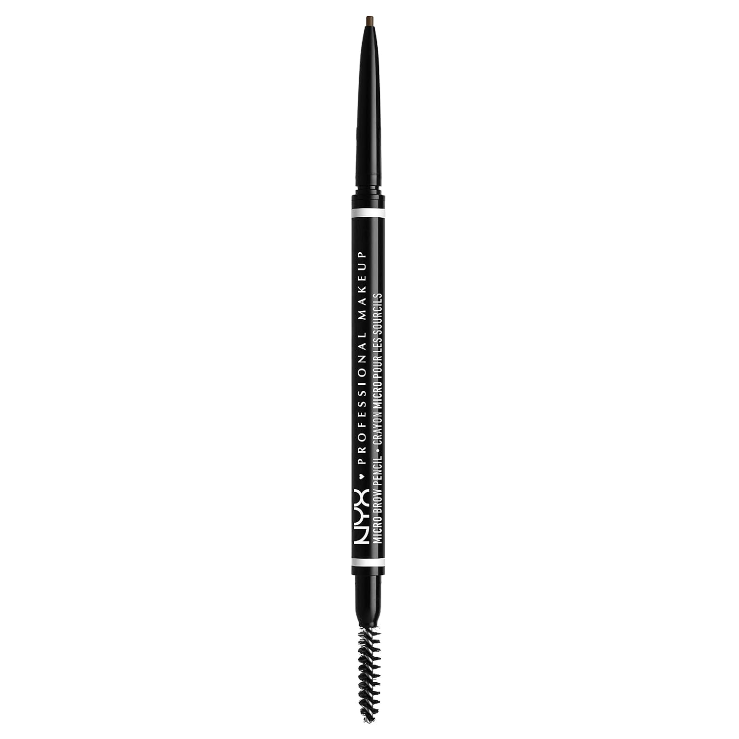 Detalle de NYX Micro Brow Pencil Ash Brown – beidseitig, ultradünn und vegan
