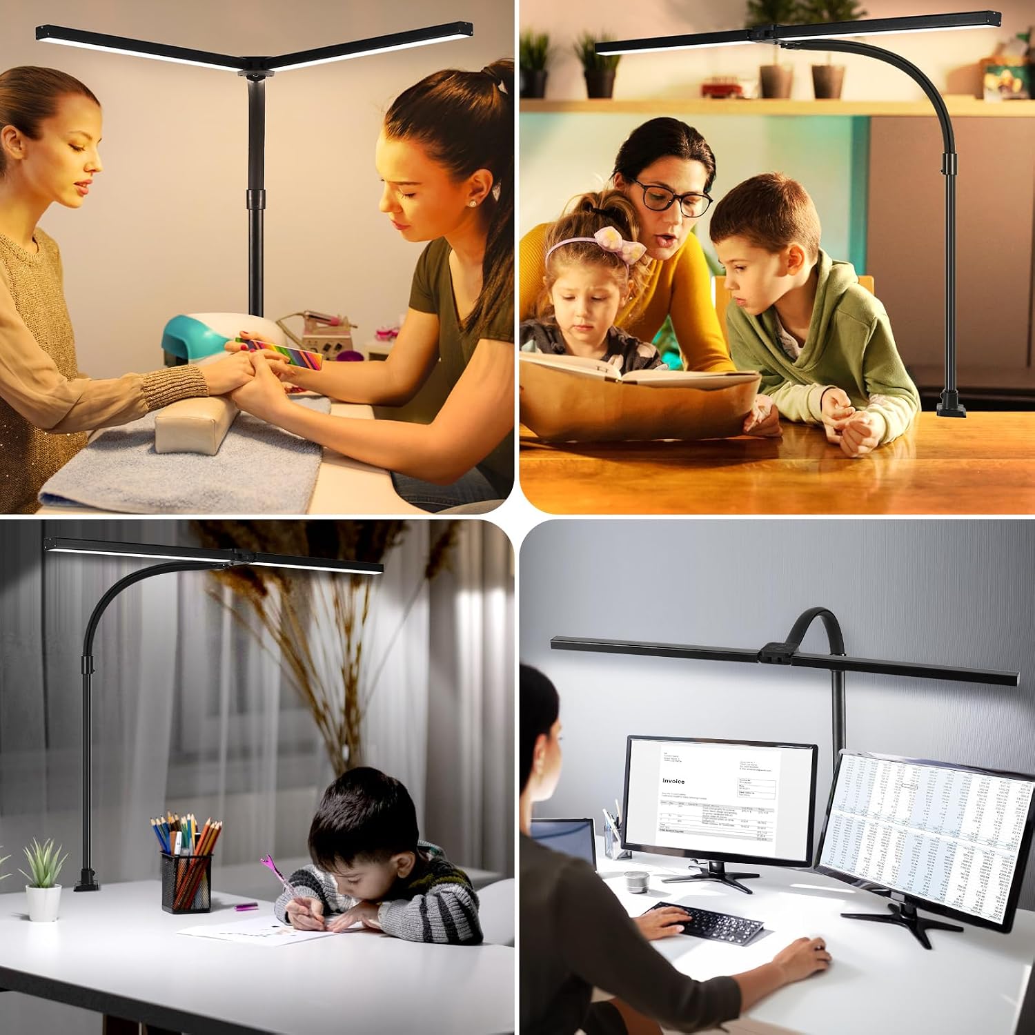 Thumbnail 6 de MACASA LED Desk Lamp, 24W Timer