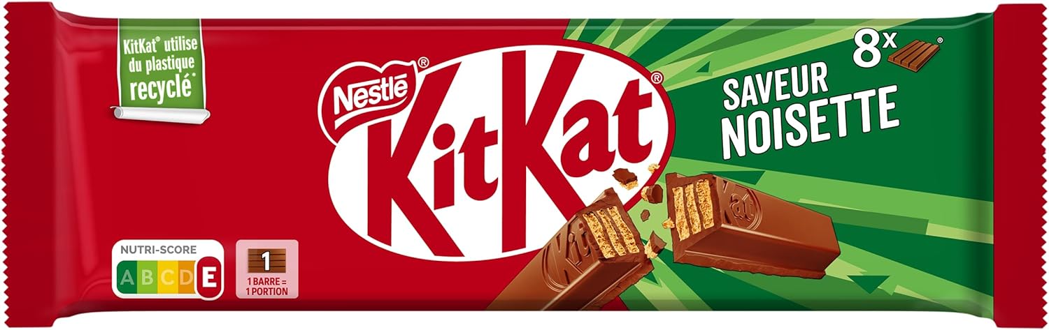 Thumbnail 3 de KitKat barre chocolat au lait & noisettes – lot de 3 (4 barres de 41,5 g)