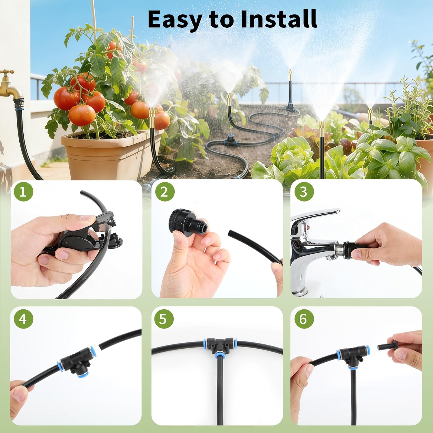 Thumbnail 4 de Forever Speed 360° Automatic Irrigation System Kit 15M