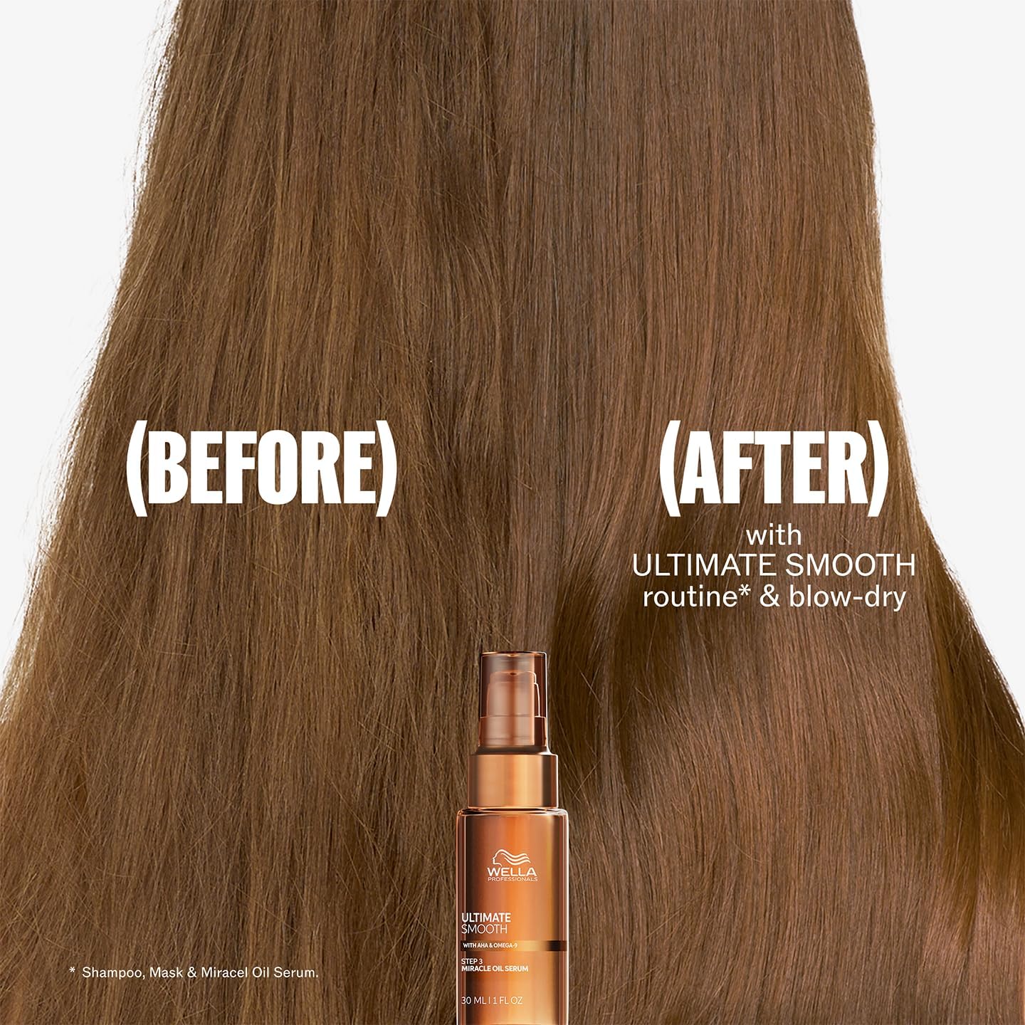 Detalle de Wella Professionals ULTIMATE SMOOTH Shampoo with Squalane & Omega 9 (250ml)