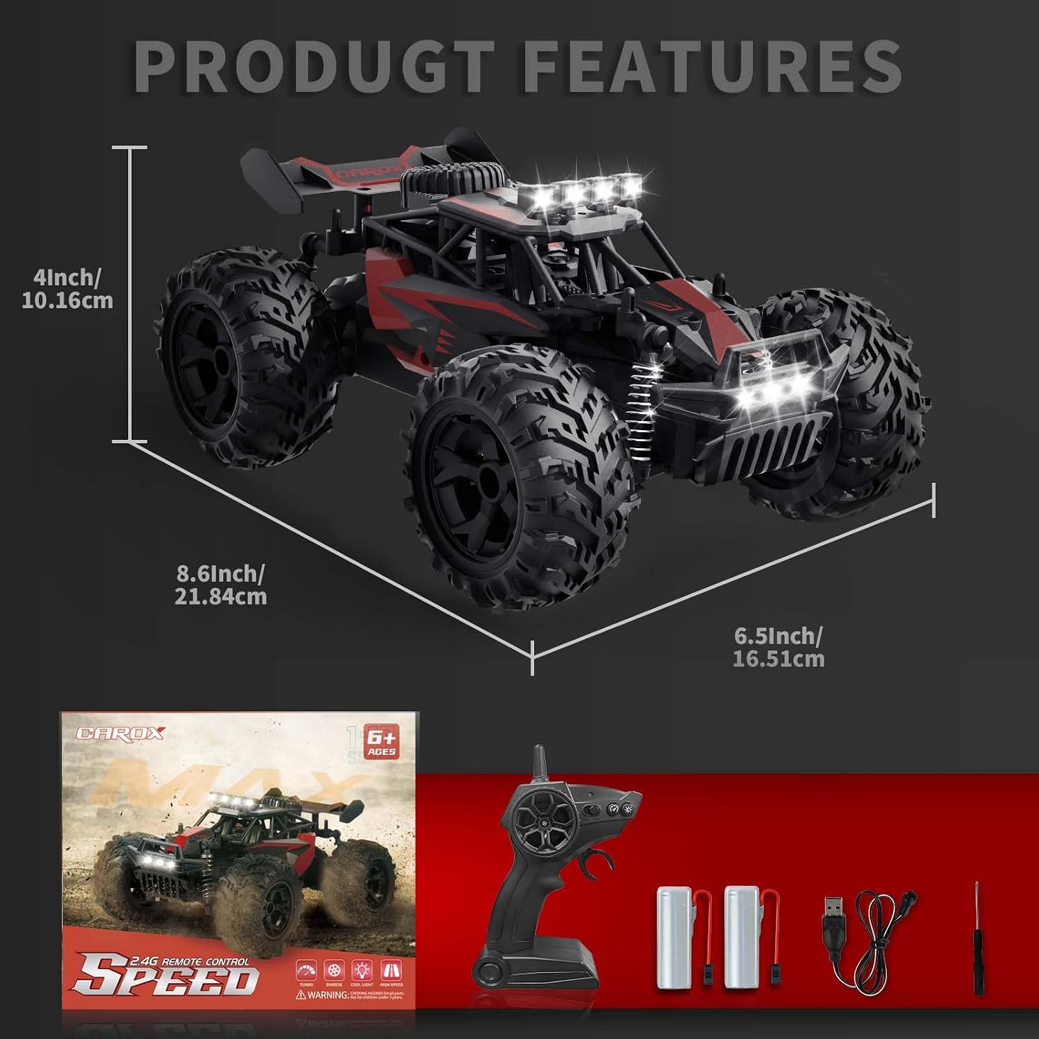 Thumbnail 4 de Carox RC Auto 1:18 Offroad