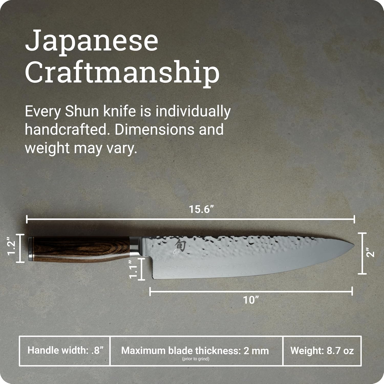 Detalle 1 de Shun Chef's Knife with VG-MAX Core