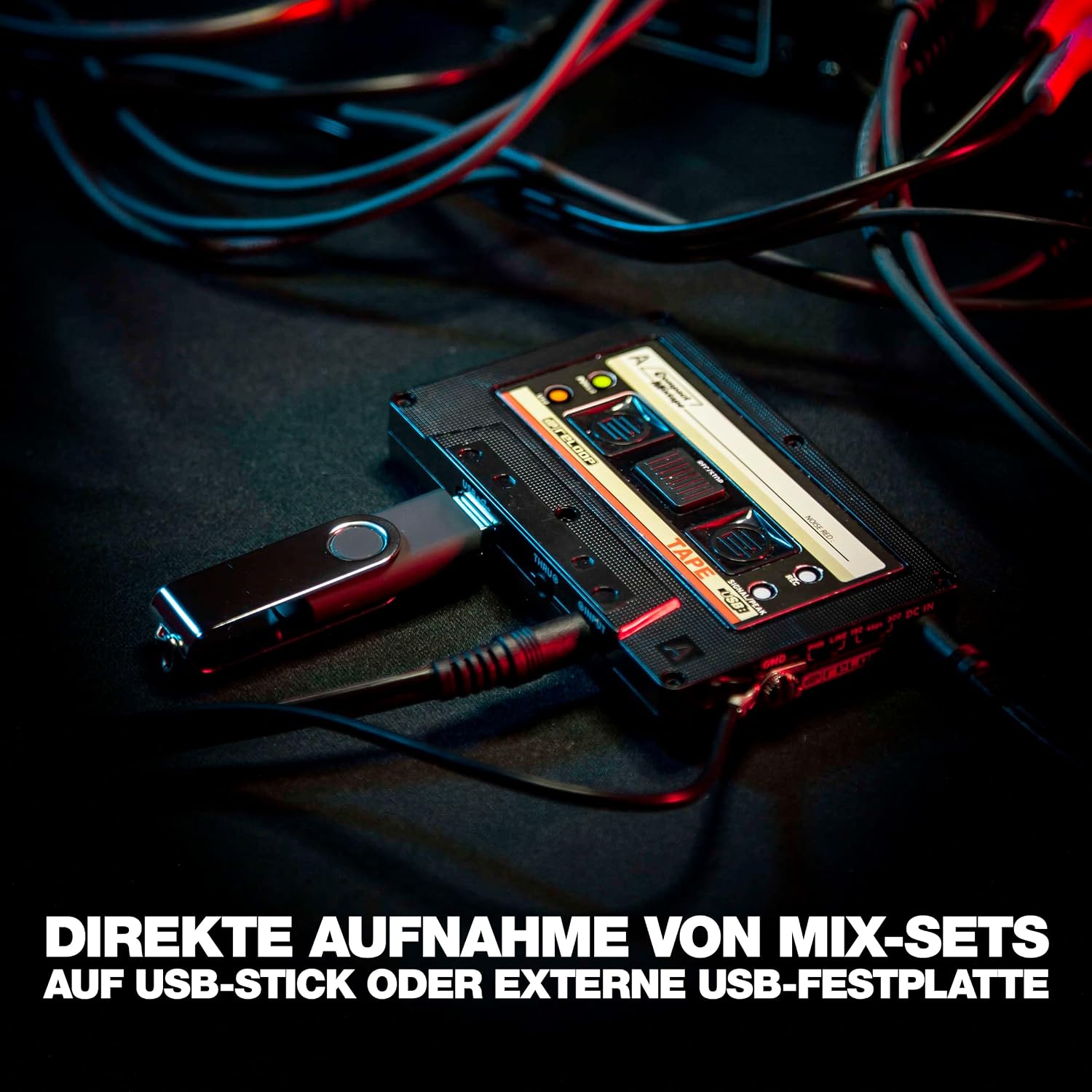 Thumbnail 4 de Reloop AMS-TAPE retro USB-recorder voor mixsets en vinyl, MP3-opname