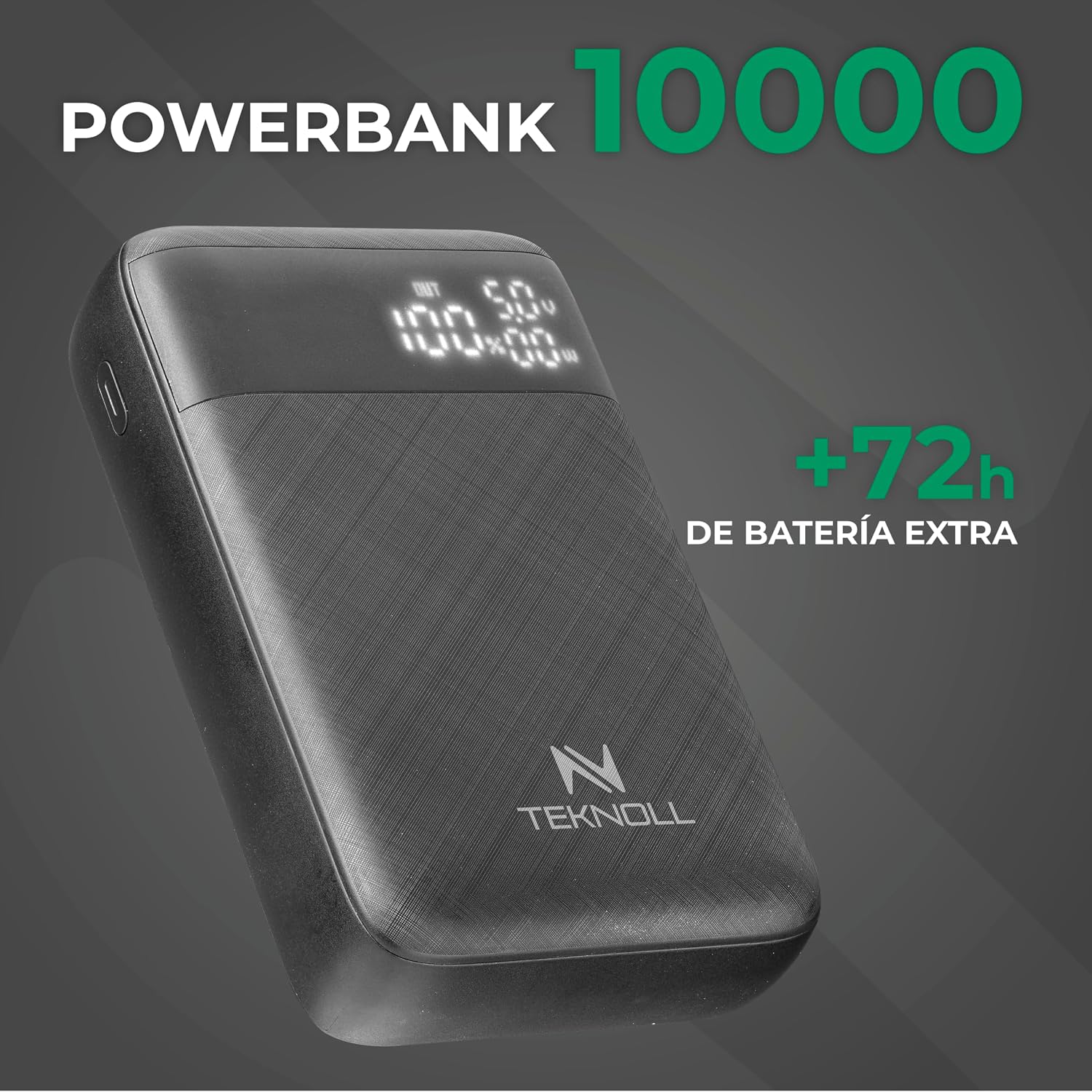 Detalle de TEKNOLL Power Bank 10000mAh Power Delivery