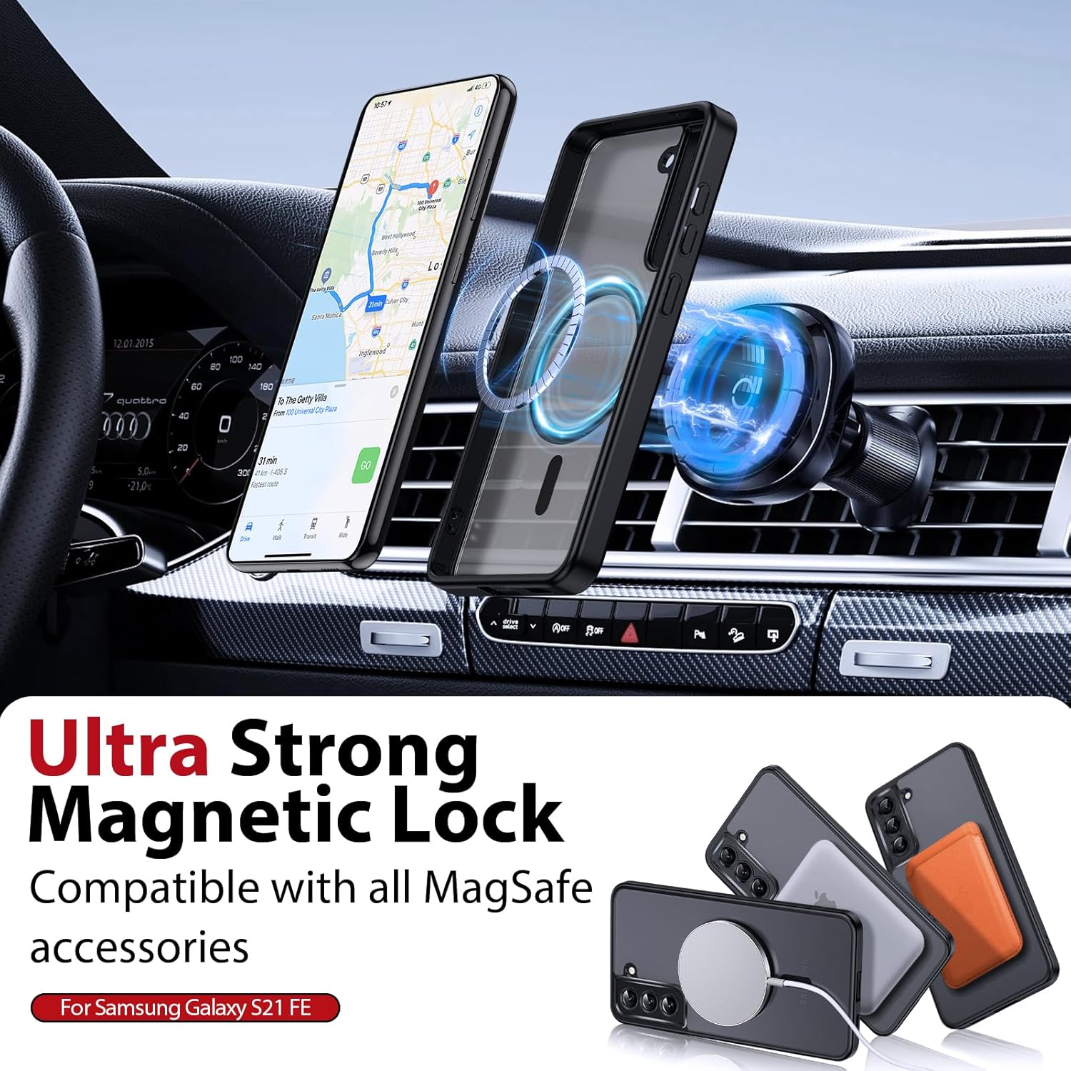Detalle 2 de Samsung S21 FE Case with Mag-Safe, 0.5 mm