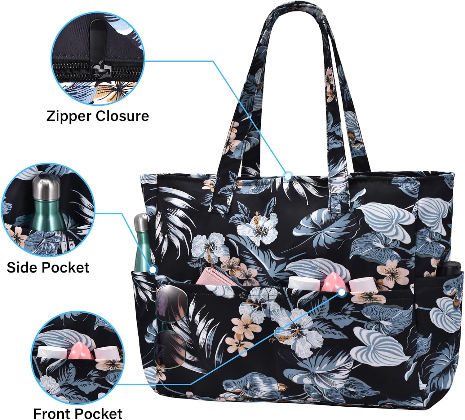 Thumbnail 2 de oscaurt Large Beach Bag 8 Pockets