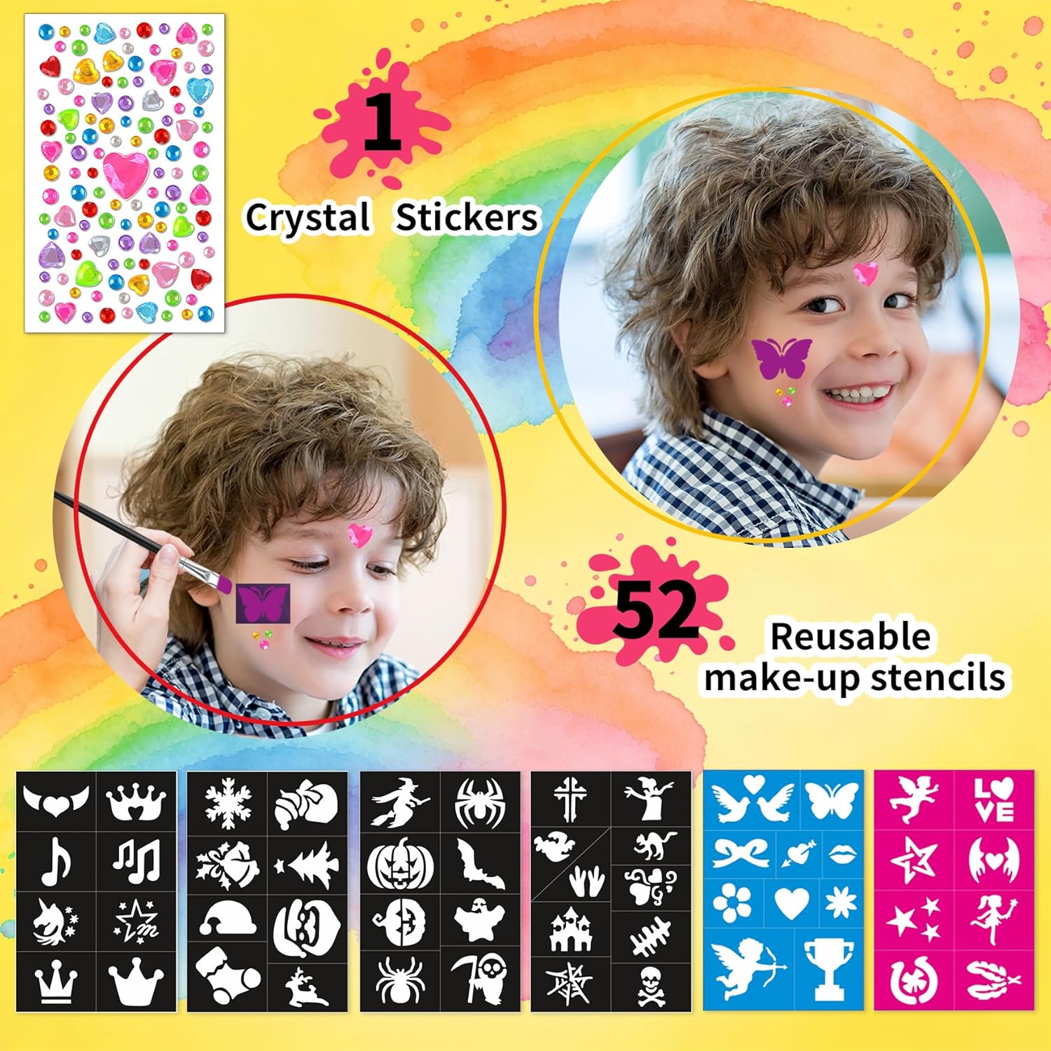 Thumbnail 5 de Mekkyes Truccabimbi Kit 16 colori 💄