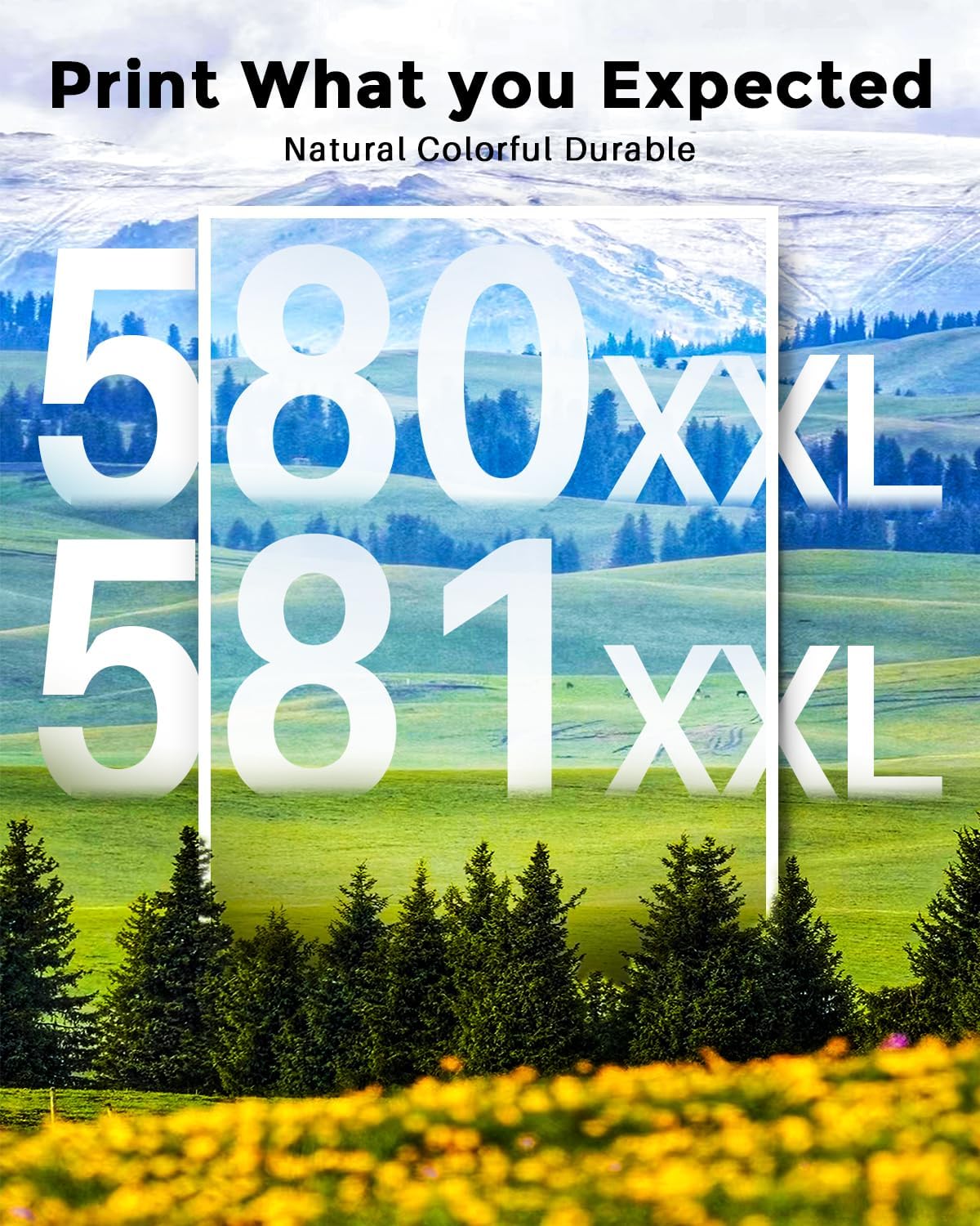 Thumbnail 4 de Skydo 580 & 581 XXL Ink Cartridges 5 Pack