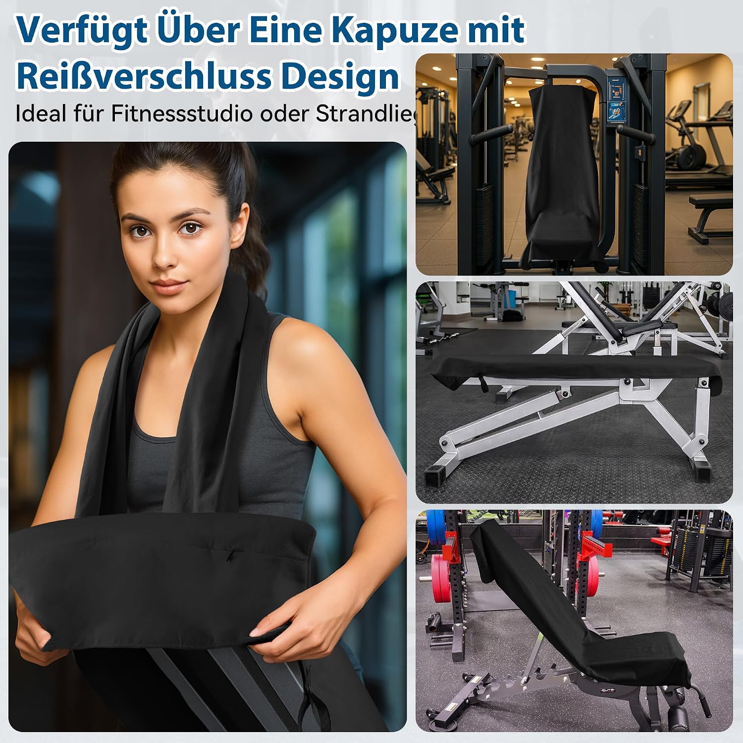 Thumbnail 2 de Novent Handtuch 120x50 cm Set für Gym