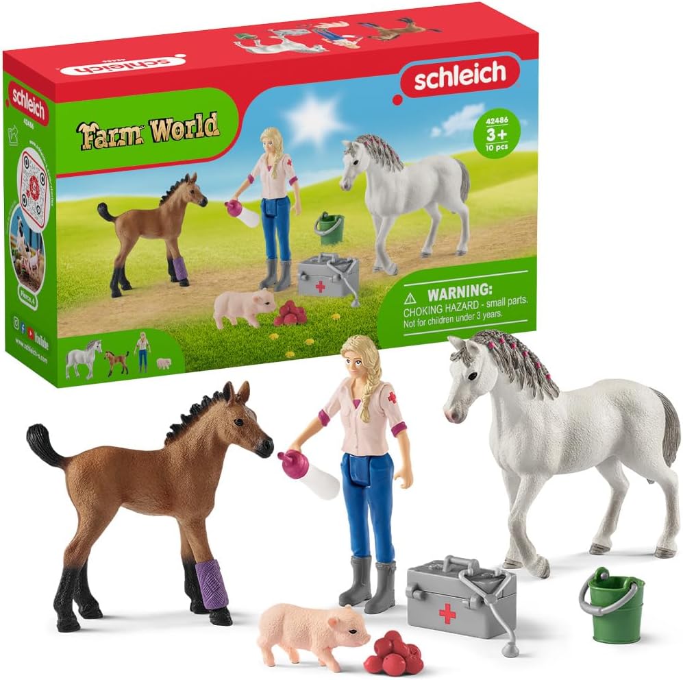 Detalle de Farm World Tierarztbesuch Set 9-teilig
