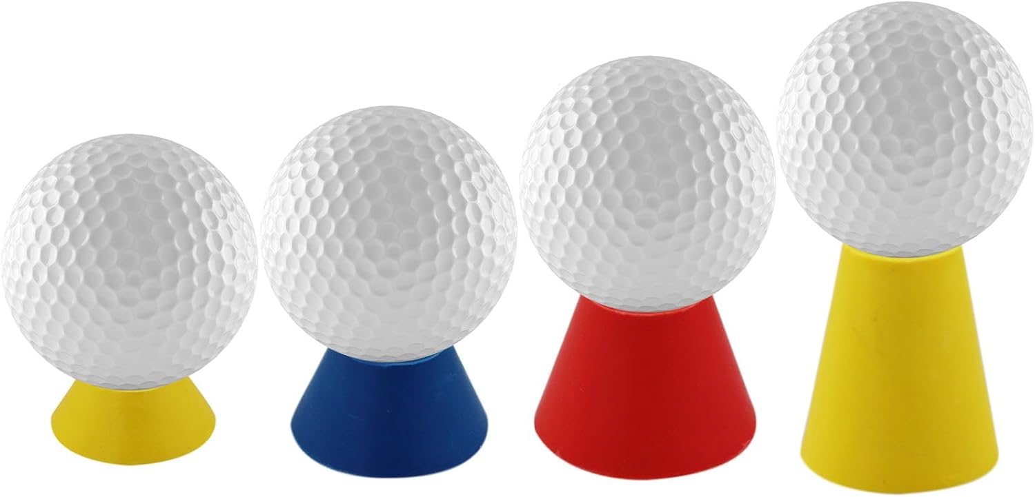 Thumbnail 3 de MAOQYE 16 Pcs Winter Golf Tees – 4 Colours, 12–37 mm Rubber Tees for Frosty Days