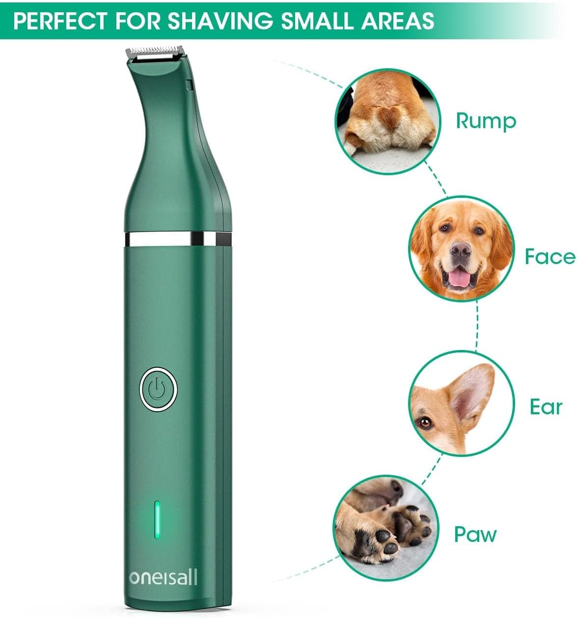 Detalle de oneisall Dog Paw Trimmer 2-hour Battery