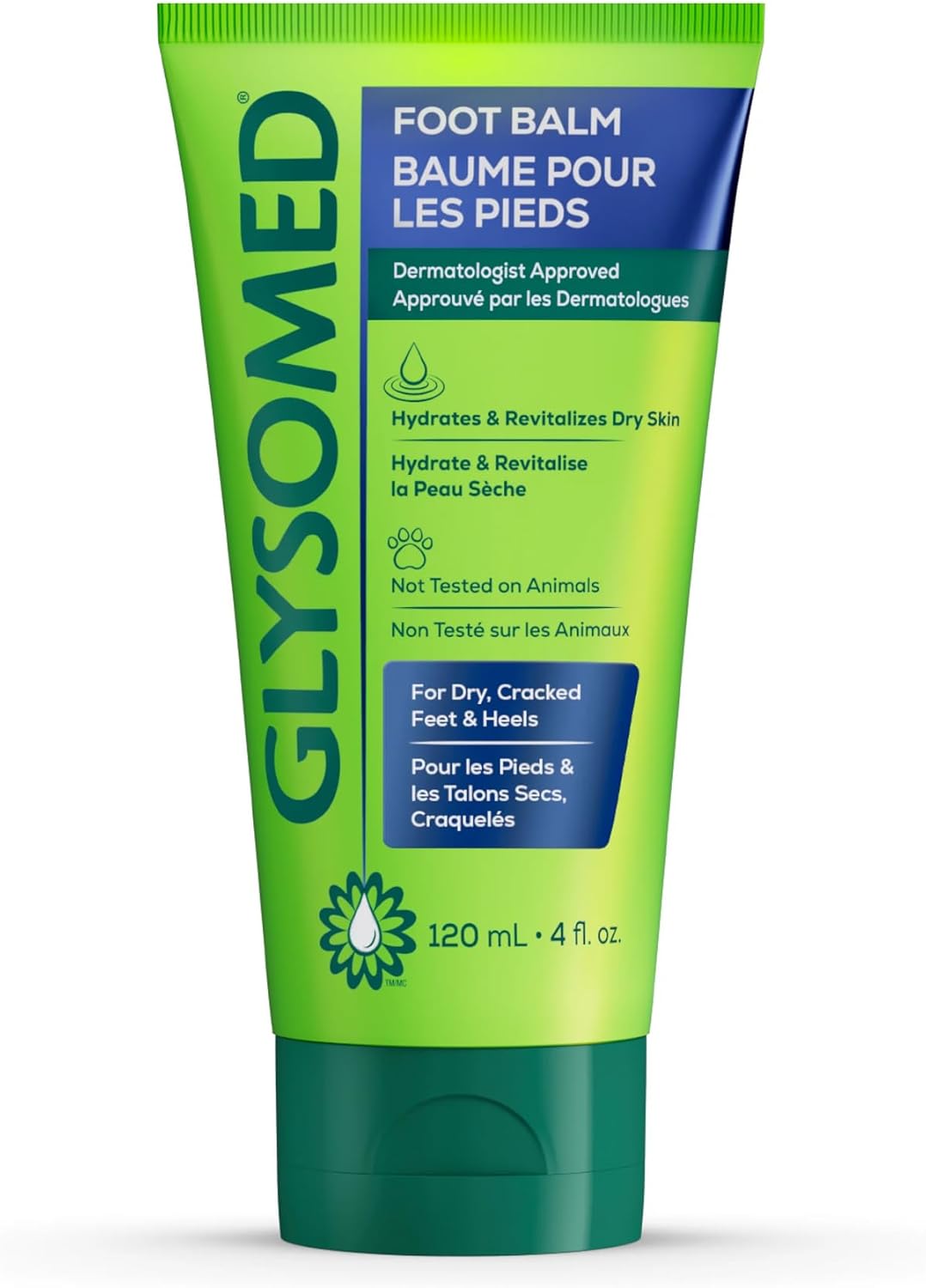 Detalle de Glysomed Foot Balm, 4 Fl Oz, with Shea Butter, Olive Oil and Mint