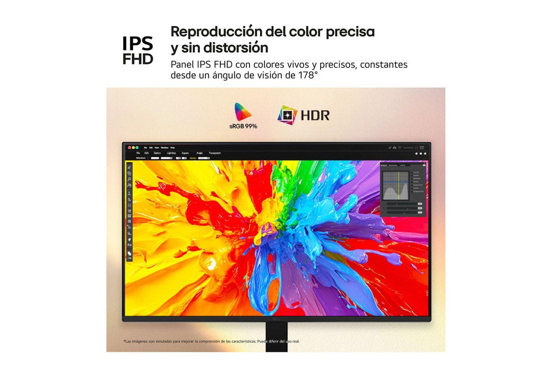 Thumbnail 1 de LG 24'' 24U411B-B.AEU: monitor IPS FHD, 144 Hz, 1 ms