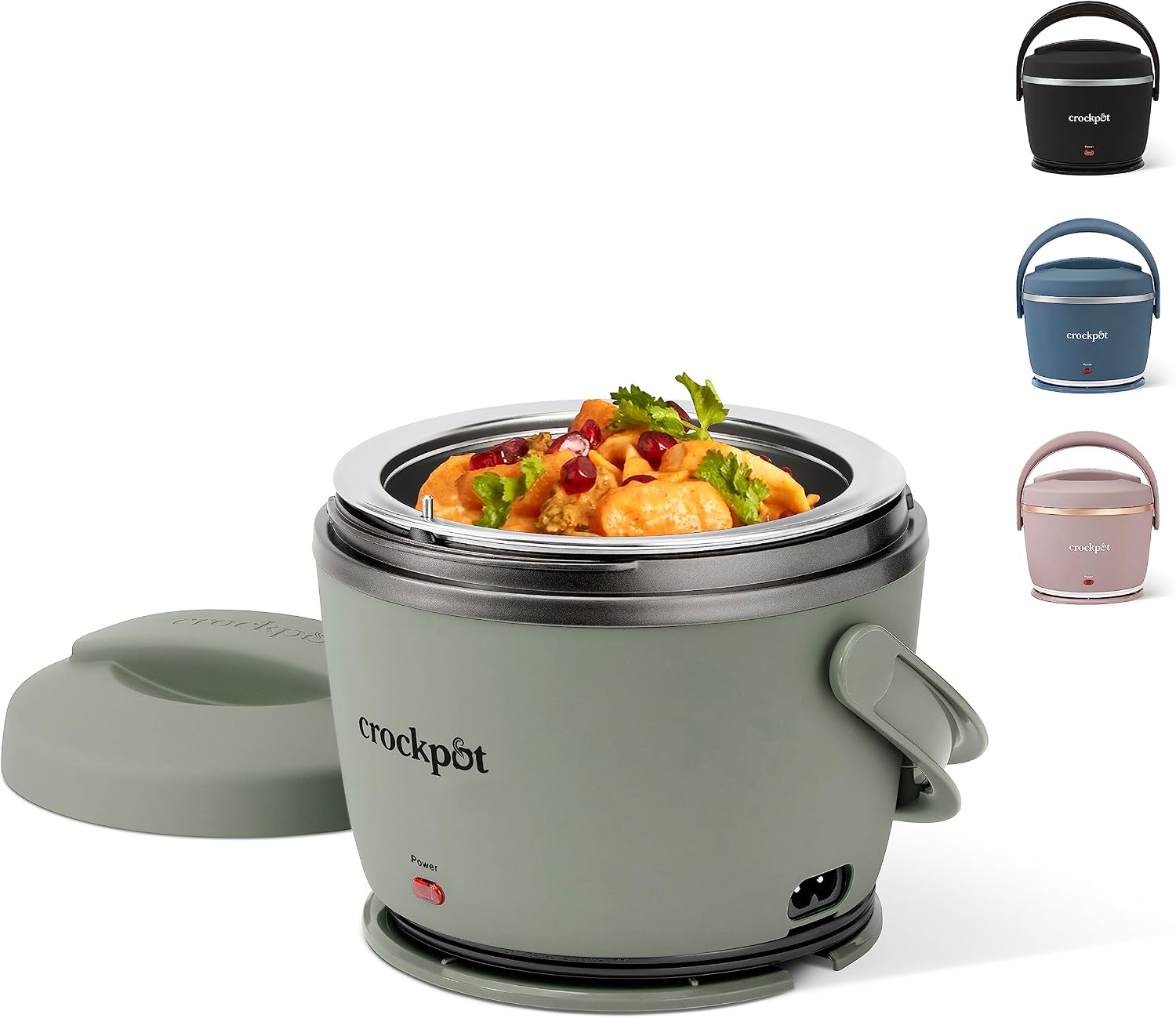 Detalle de Crock‑Pot Portable Electric Lunch Box 20 oz Food Warmer 🍱