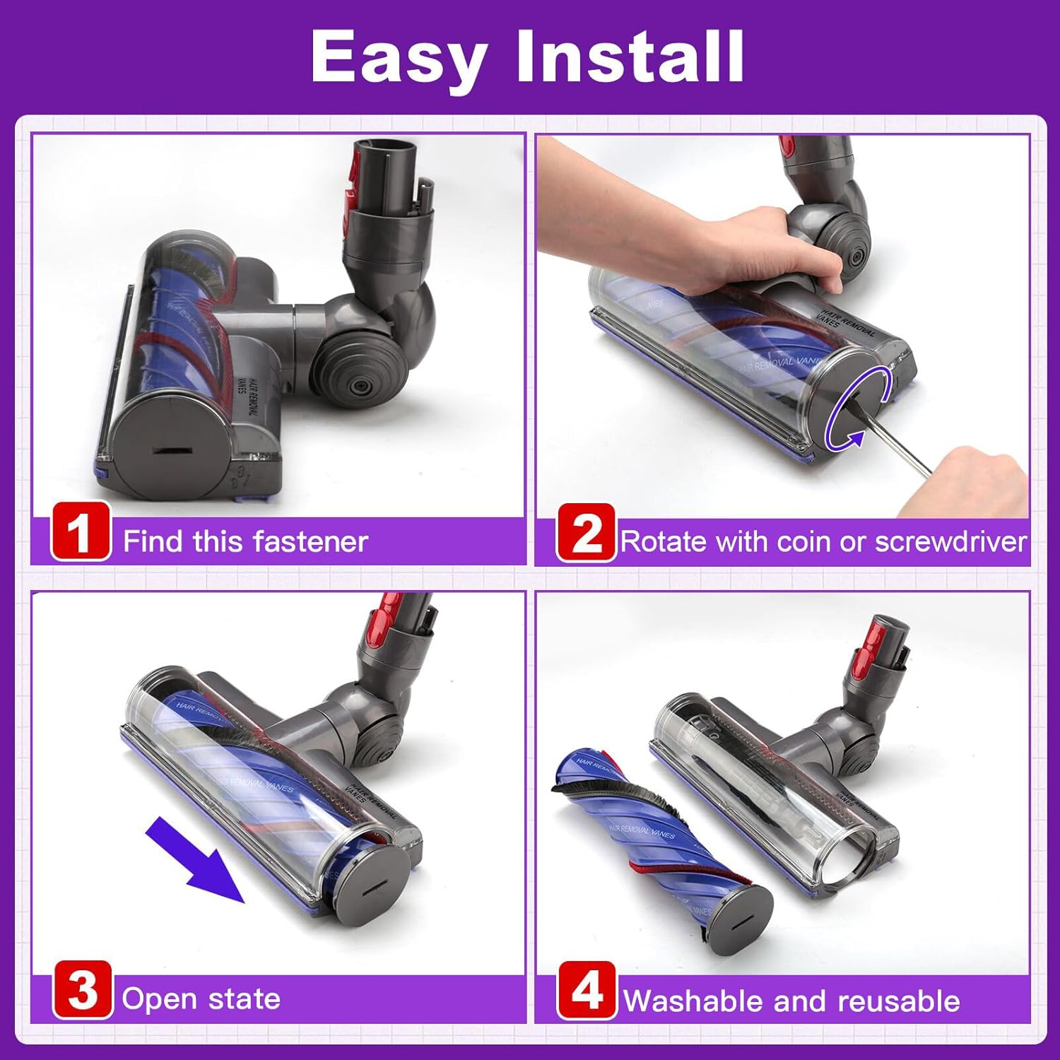 Thumbnail 6 de Lemige V8 V11 Vacuum Brush Roller for Dyson V8 V11 V10 V15