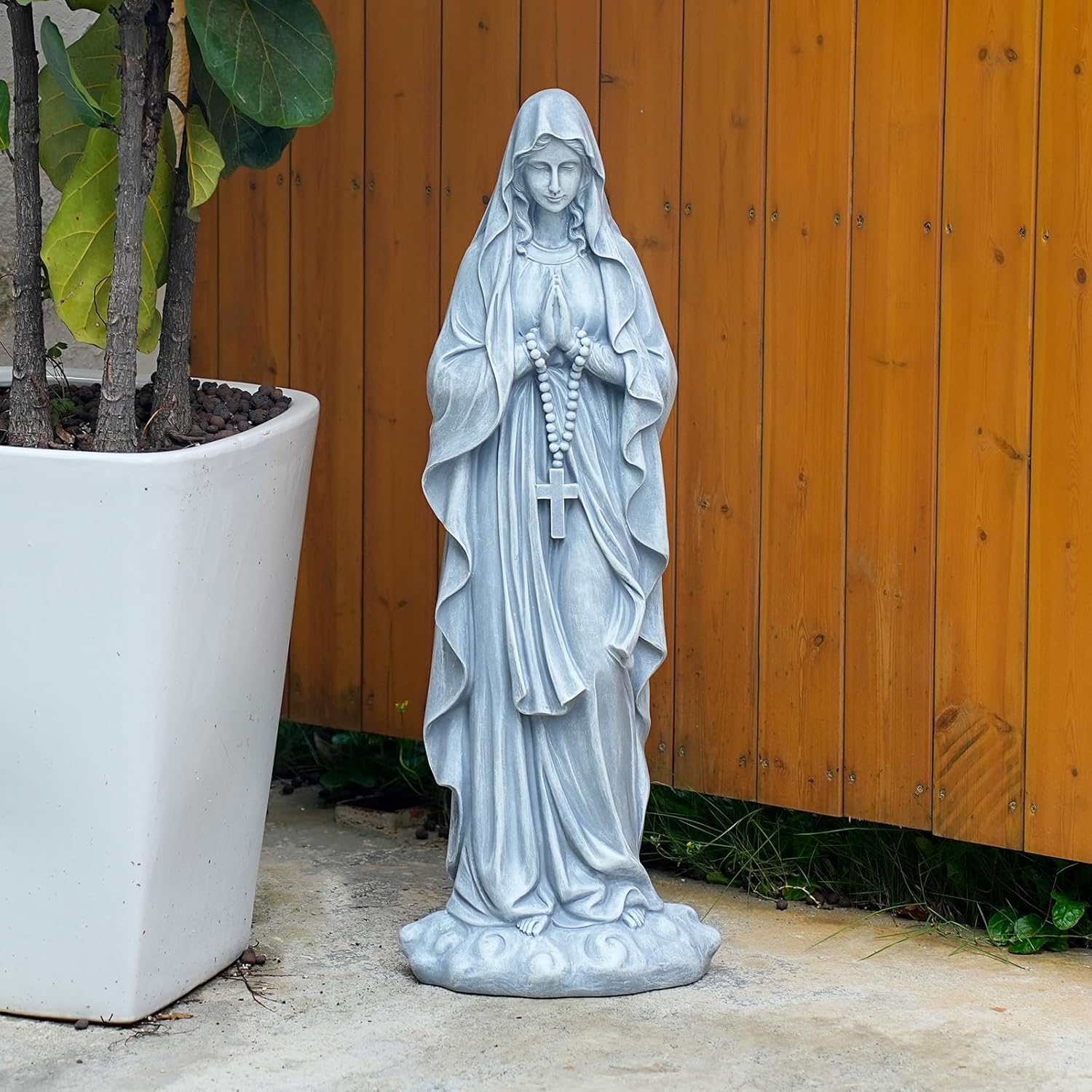 Thumbnail 3 de VChymm Virgin Mary Statue, 31.49 Inches