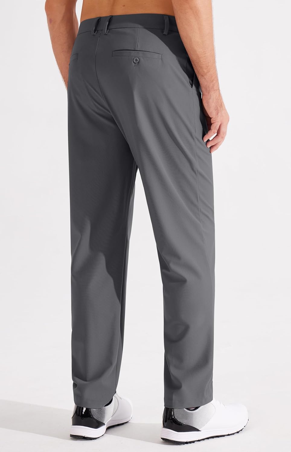 Detalle de Libin Men's Golf Pants Classic Fit Flat Front Stretch Pants with Pockets