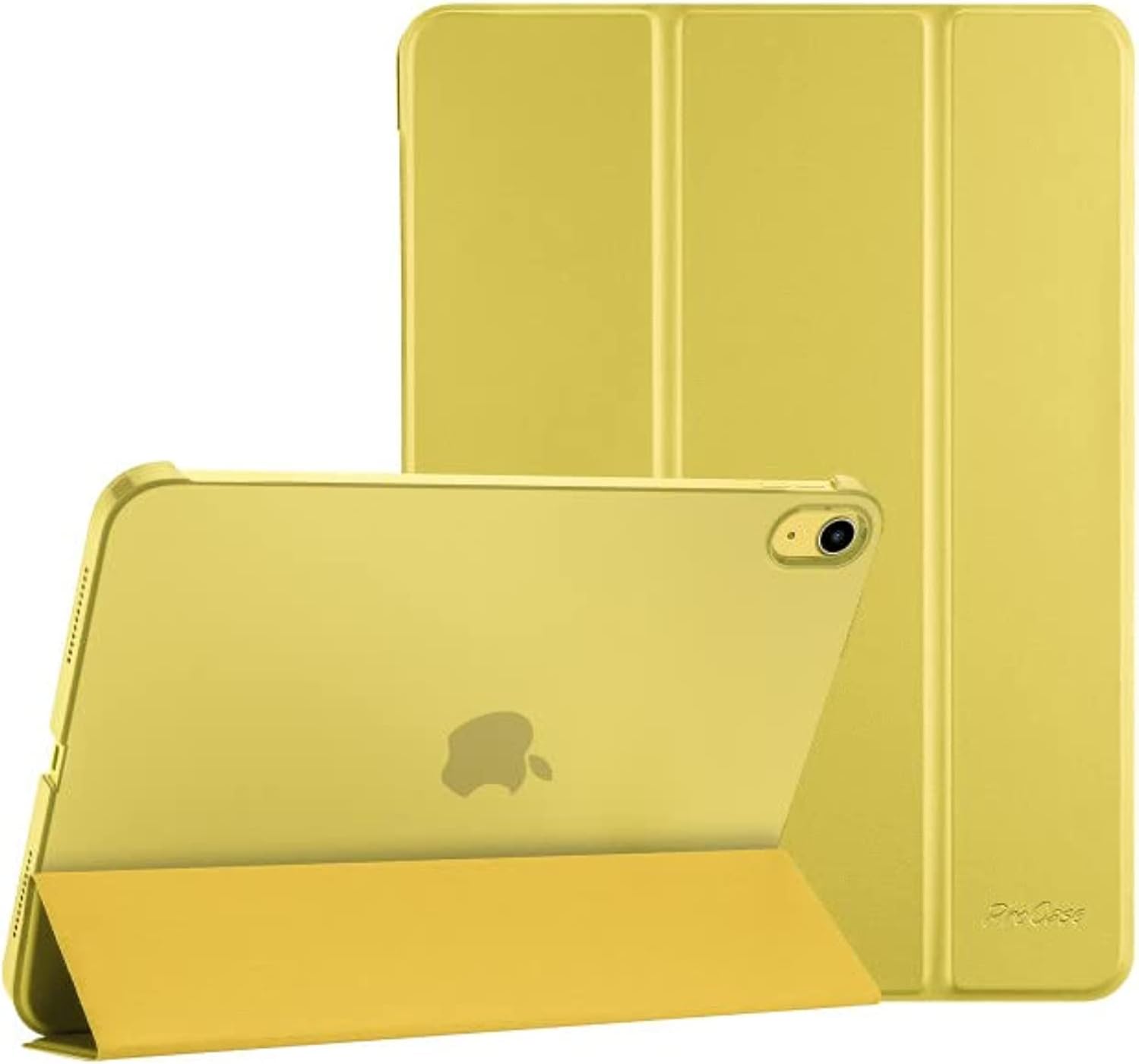 Detalle de ProCase Hülle für iPad A16 11 Generation 2025 und iPad 10. Generation 2022 – Ultraleichtes Hartcase mit Wake/Sleep, Gelb