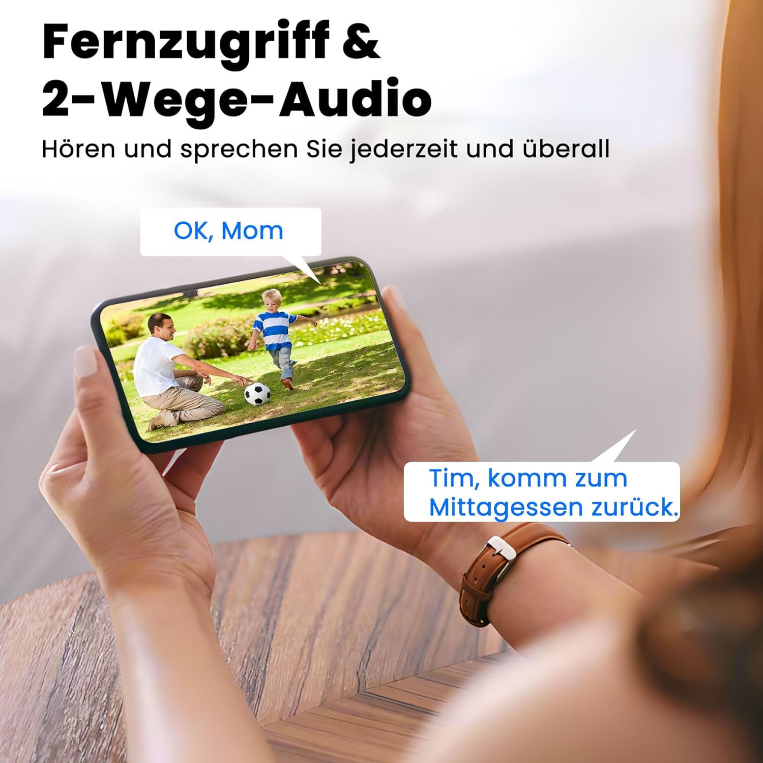 Thumbnail 6 de 2K/3MP Überwachungskamera Außen Akku Solar – Kabellos, Farb-Nachtsicht, 2-Wege Audio, IP66, kostenloser Cloud-Speicher