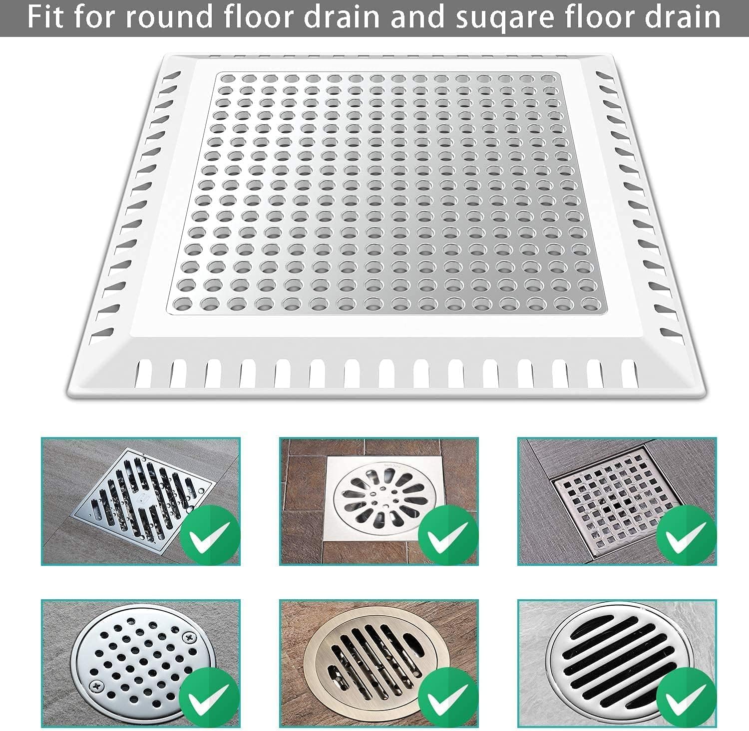 Thumbnail 5 de Aojuxix FANG -1 Shower Drain Hair Catcher, Stainless Steel and Silicone