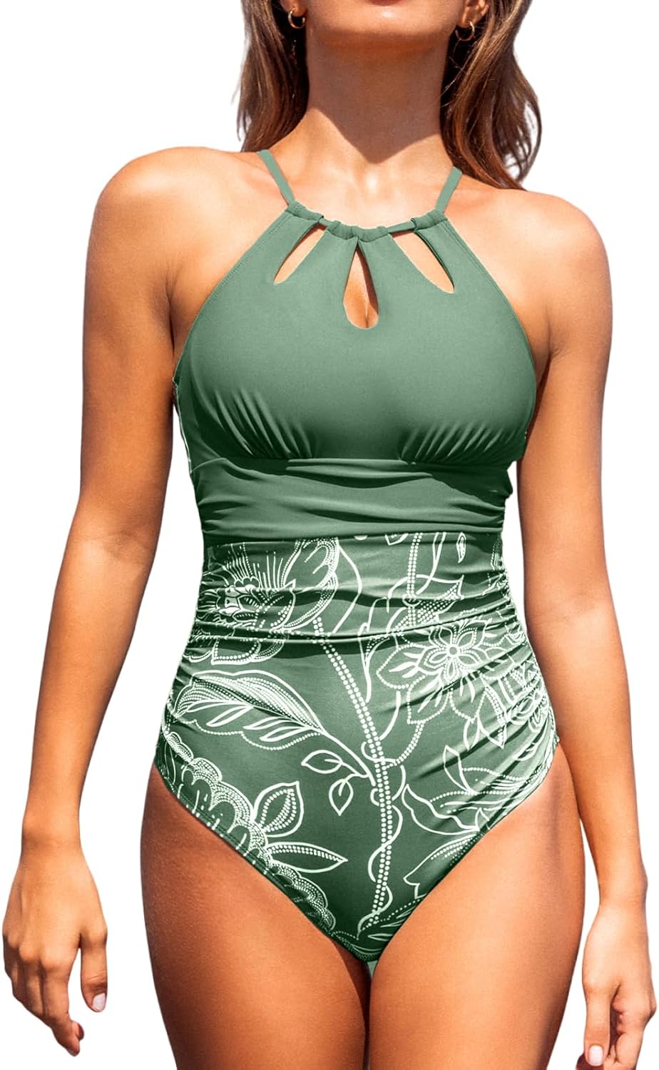 Detalle de CUPSHE Maillot une pièce contrôle du ventre XS‑XL