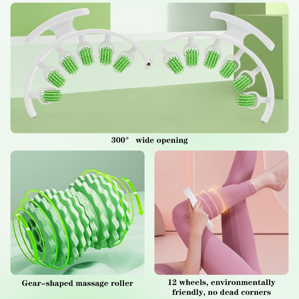 Thumbnail 1 de Cellulite Massagegerät Anti-Cellulite Massageroller mit abnehmbaren Massageköpfen (Faszienrolle) – für Beine, Po, Arme & Bauch