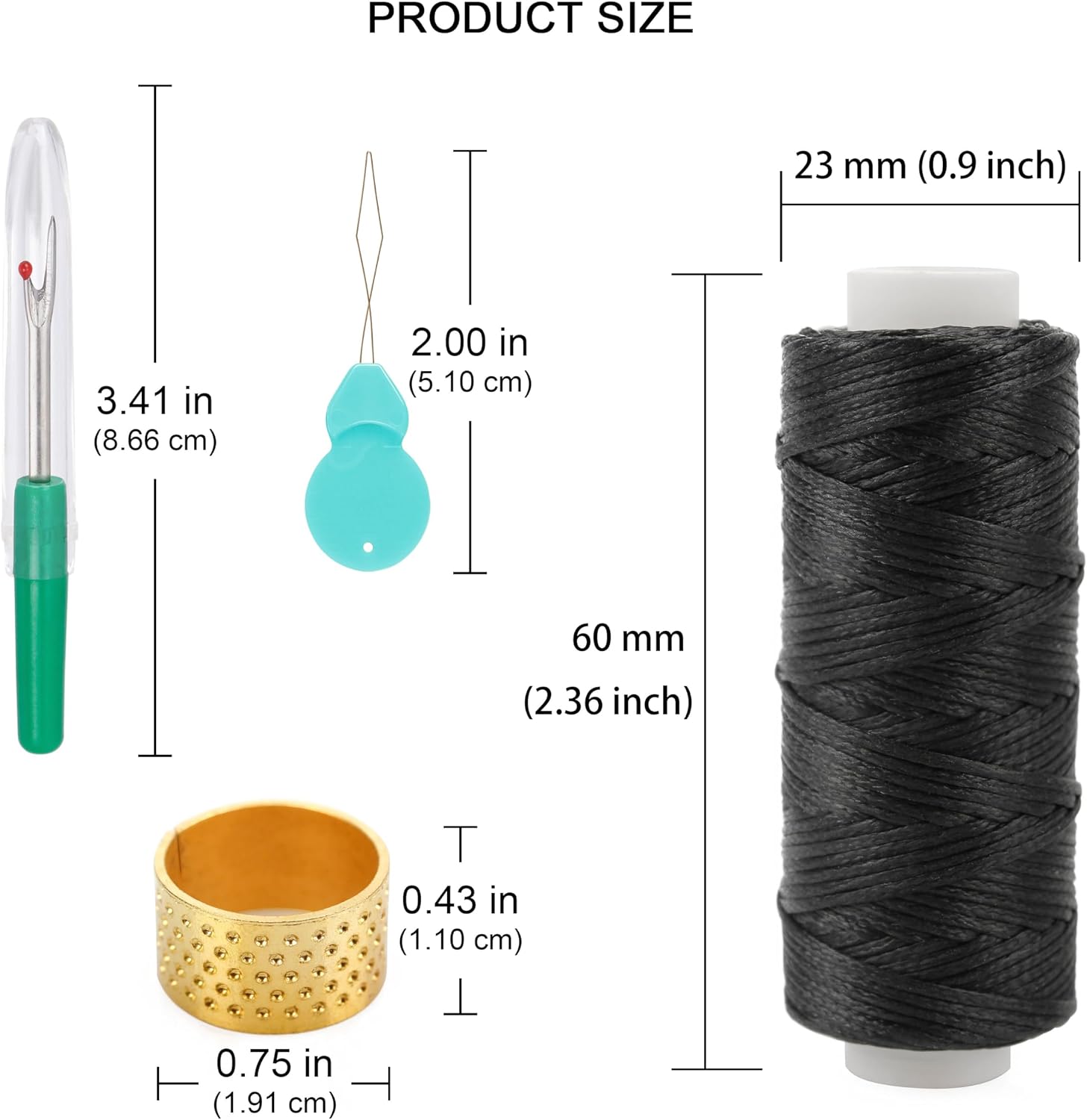 Thumbnail 2 de Beayuer leather sewing kit 96 yards