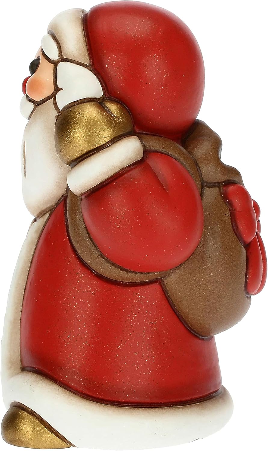 Detalle 2 de THUN Babbo Natale su Skateboard in ceramica 6,1×5×8 cm 🎄