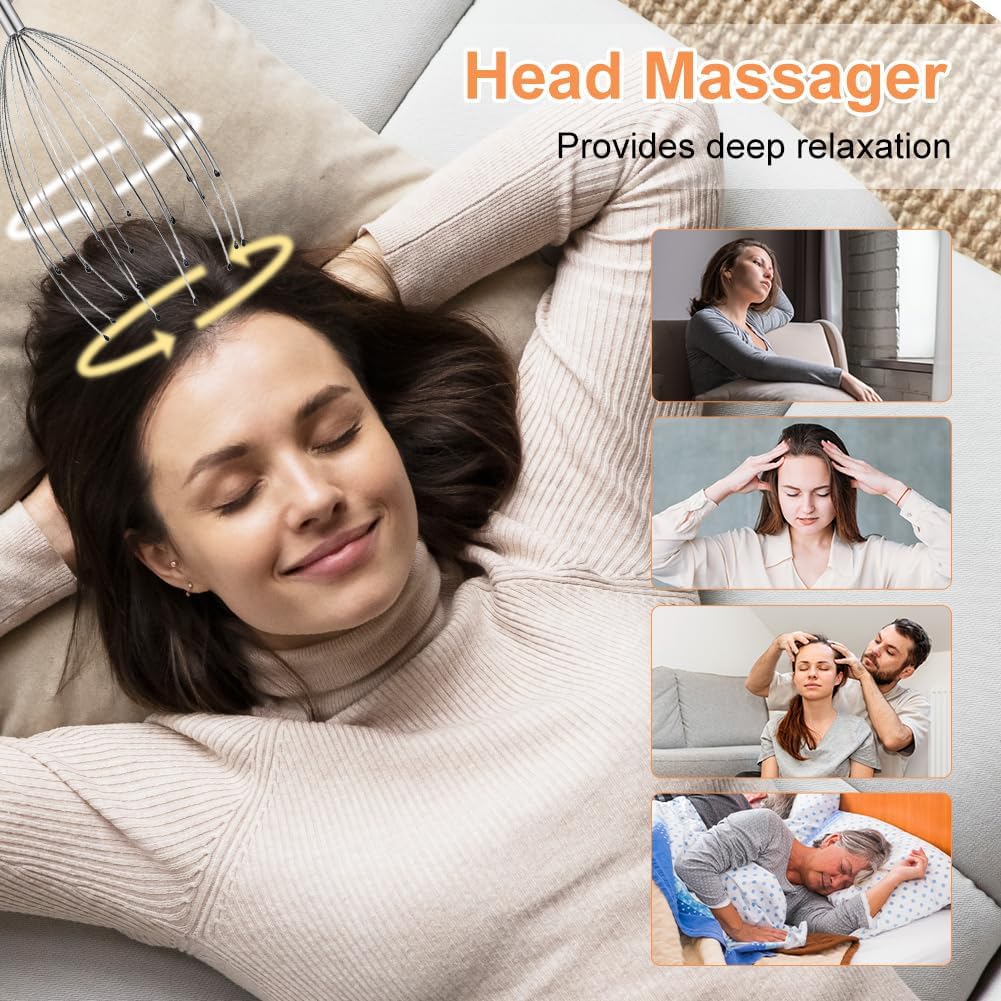 Thumbnail 6 de URAQT Massage per la Testa con 20 artigli in metallo
