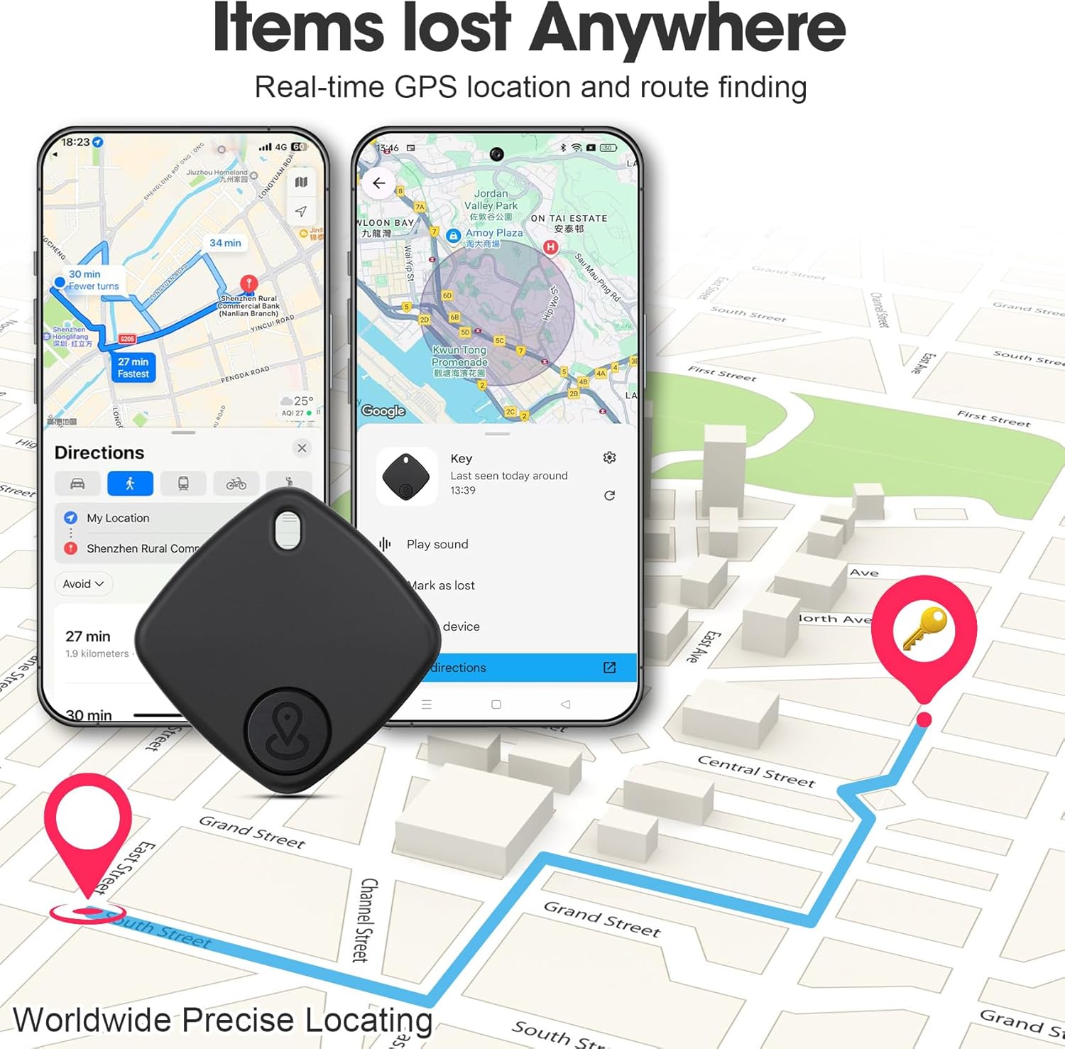 Detalle 2 de Android Smart Tag per chiavi, 4 in 1