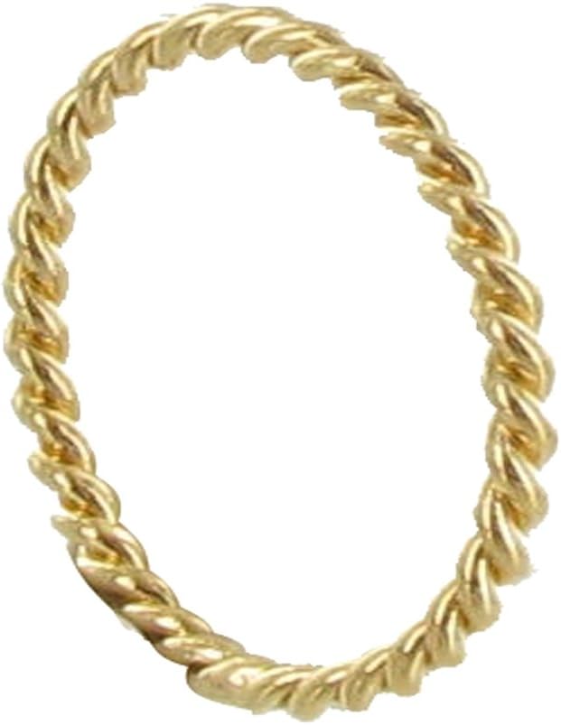 Thumbnail 5 de Bague torsadée Plaqué Or LES POULETTES BIJOUX – Anneau élégant