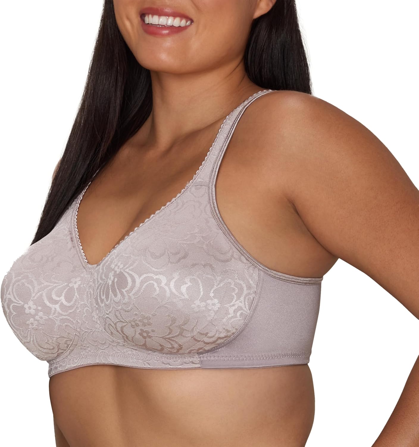 Detalle 2 de Playtex US4745 Women's Wireless Lift Bra, Full Coverage, Moisture-Wicking