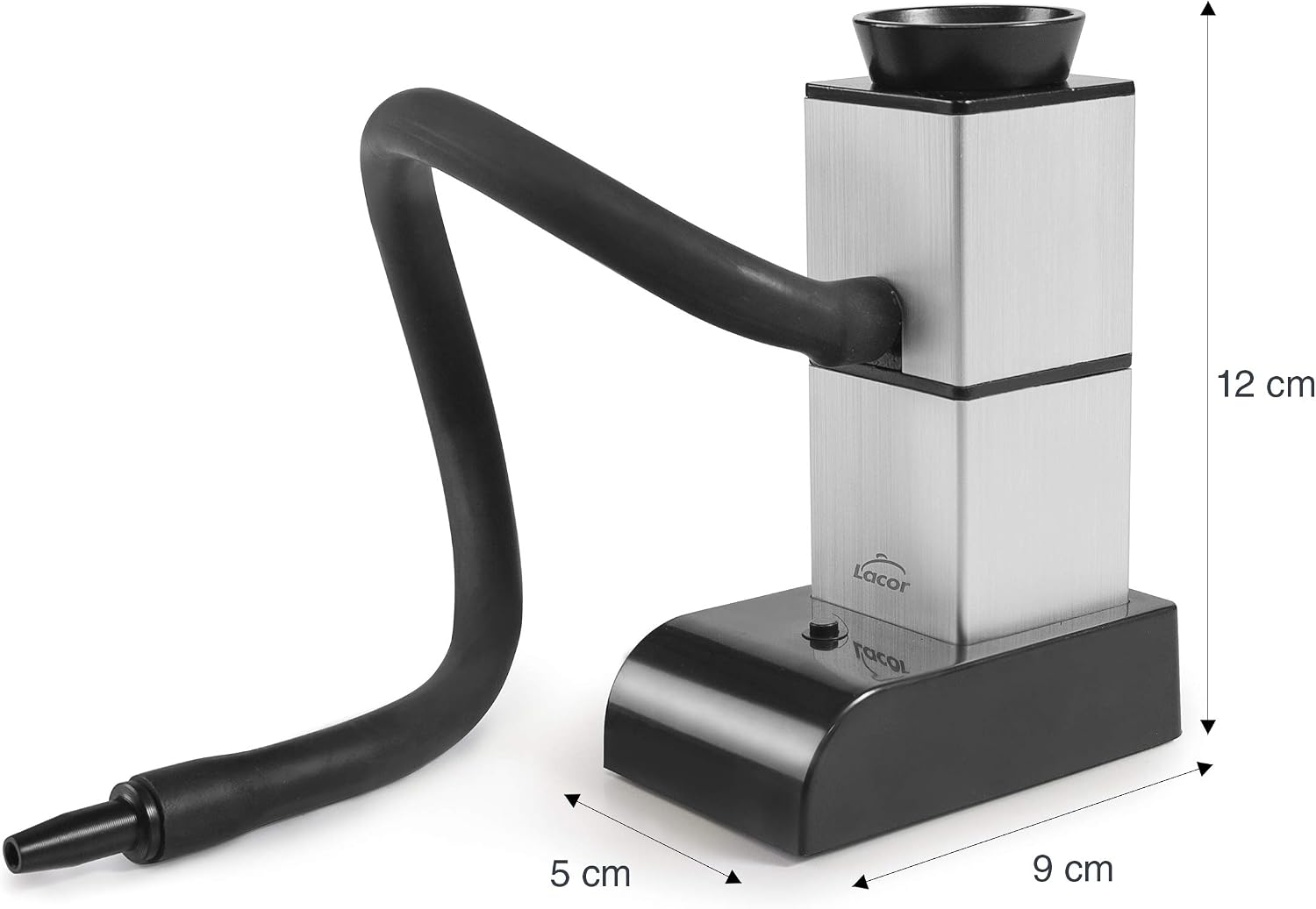Detalle de Lacor 69221 Magic Food Smoker rookpistool van roestvrij staal