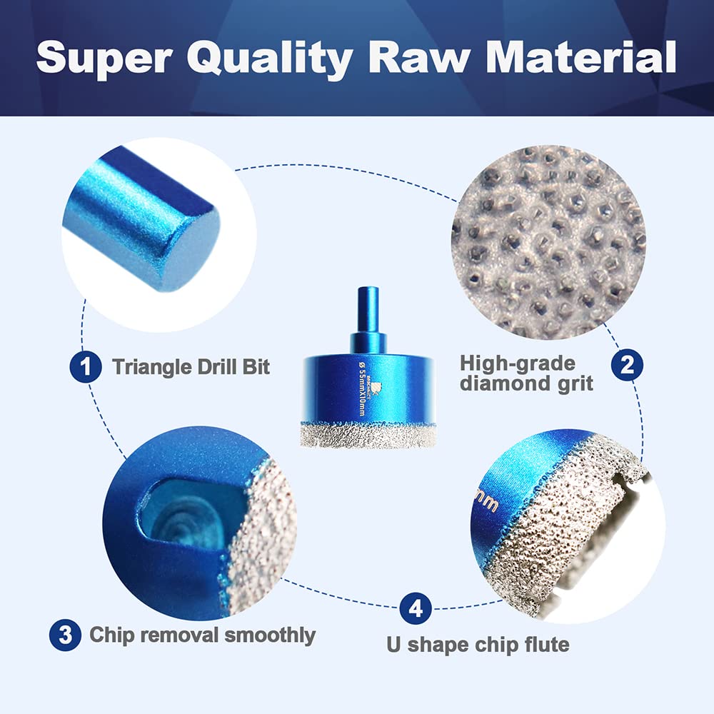 Thumbnail 1 de BRSCHNITT Diamond Core Drill Bit, 55 mm