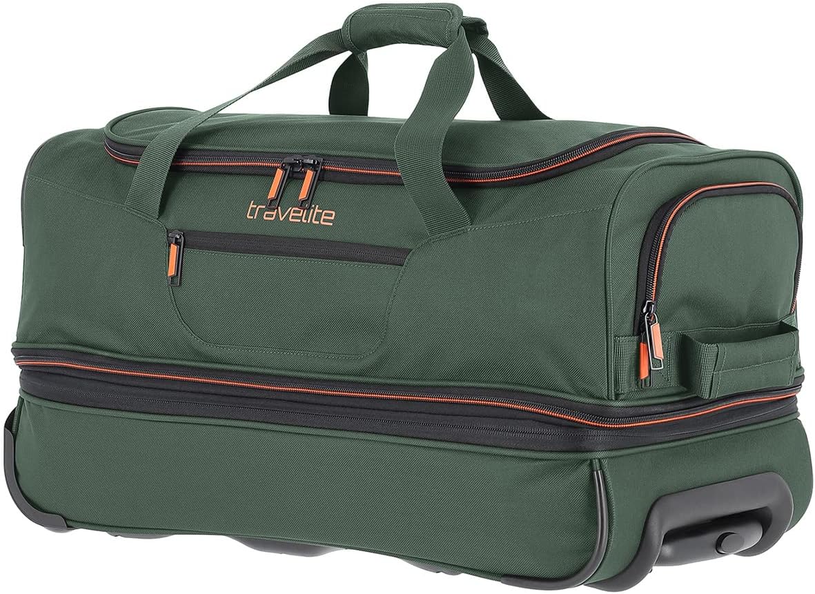 Detalle de Travelite BASICS trolley da viaggio con ruote medie espandibile, 55 cm, 51–64 L