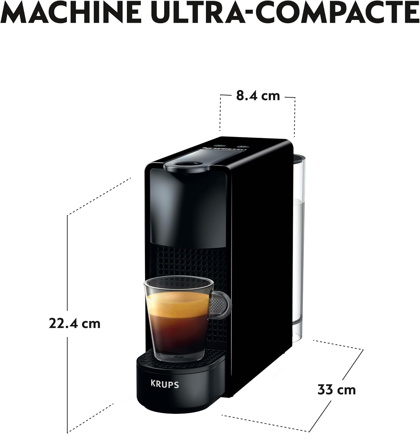 Detalle 2 de Nespresso Essenza Mini 2 tailles cafetière
