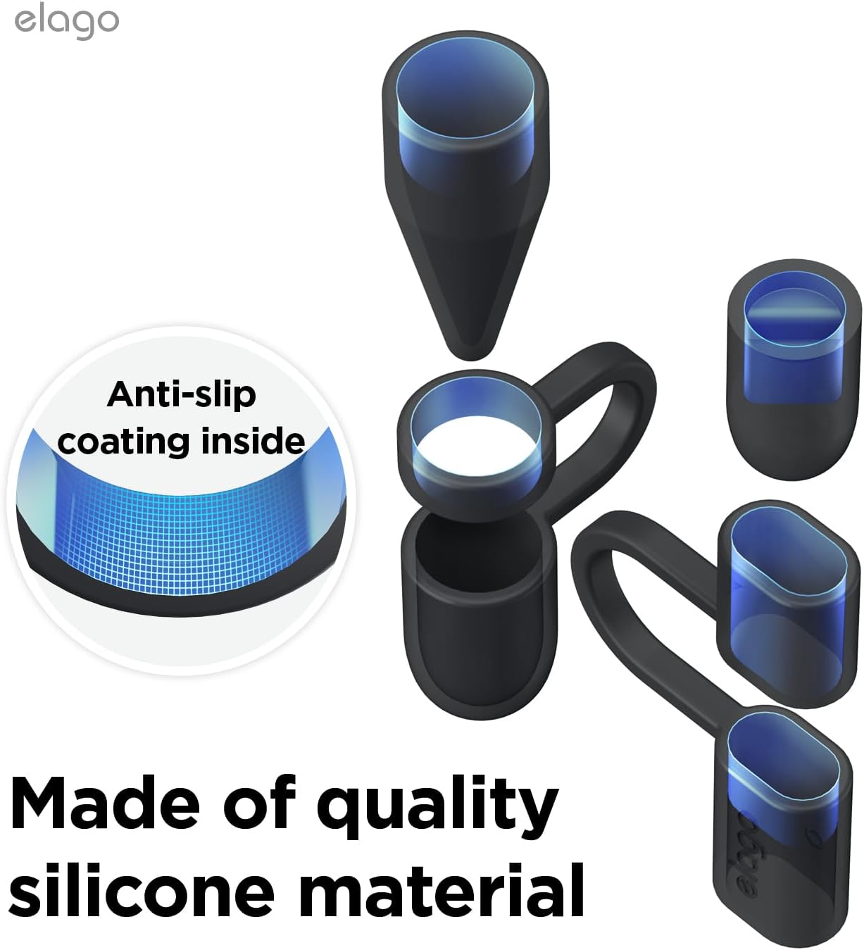 Thumbnail 5 de Set de protection elago pour Apple Pencil 1ère gén.