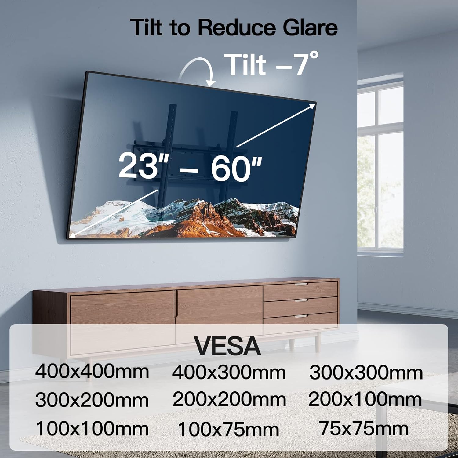 Thumbnail 5 de PERLESMITH Tilting TV Wall Mount
