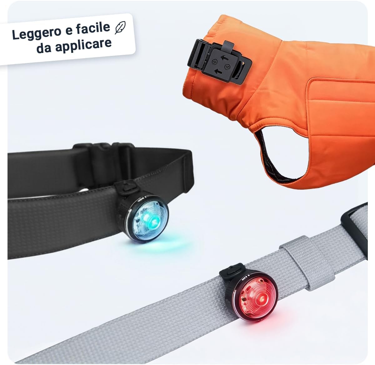 Thumbnail 6 de PAJ LIGHT MINI: LED ultraluminoso per collari e pettorine, 7 colori, 100% impermeabile