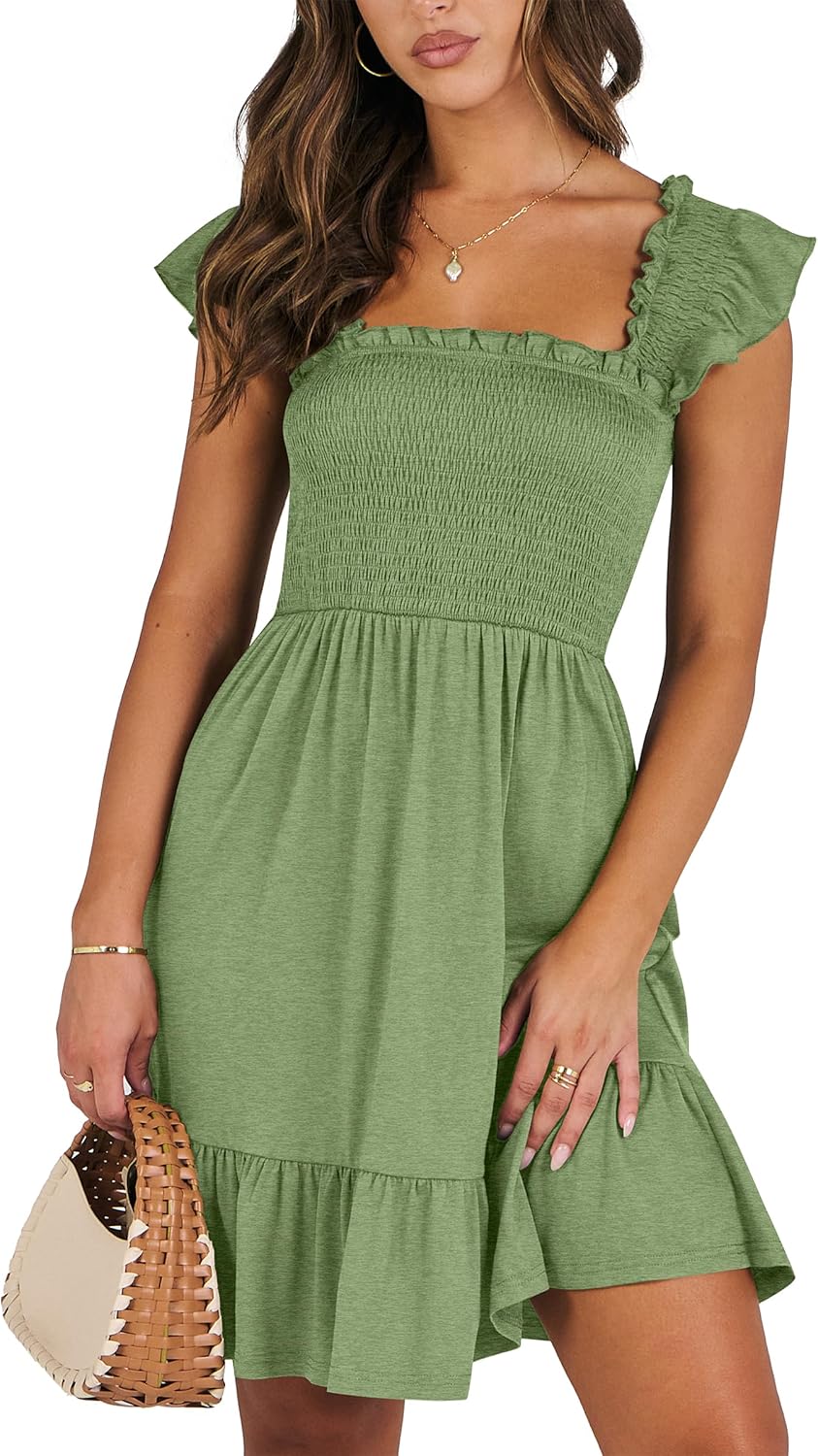 Detalle de ANRABESS 2026 Smocked Sundress