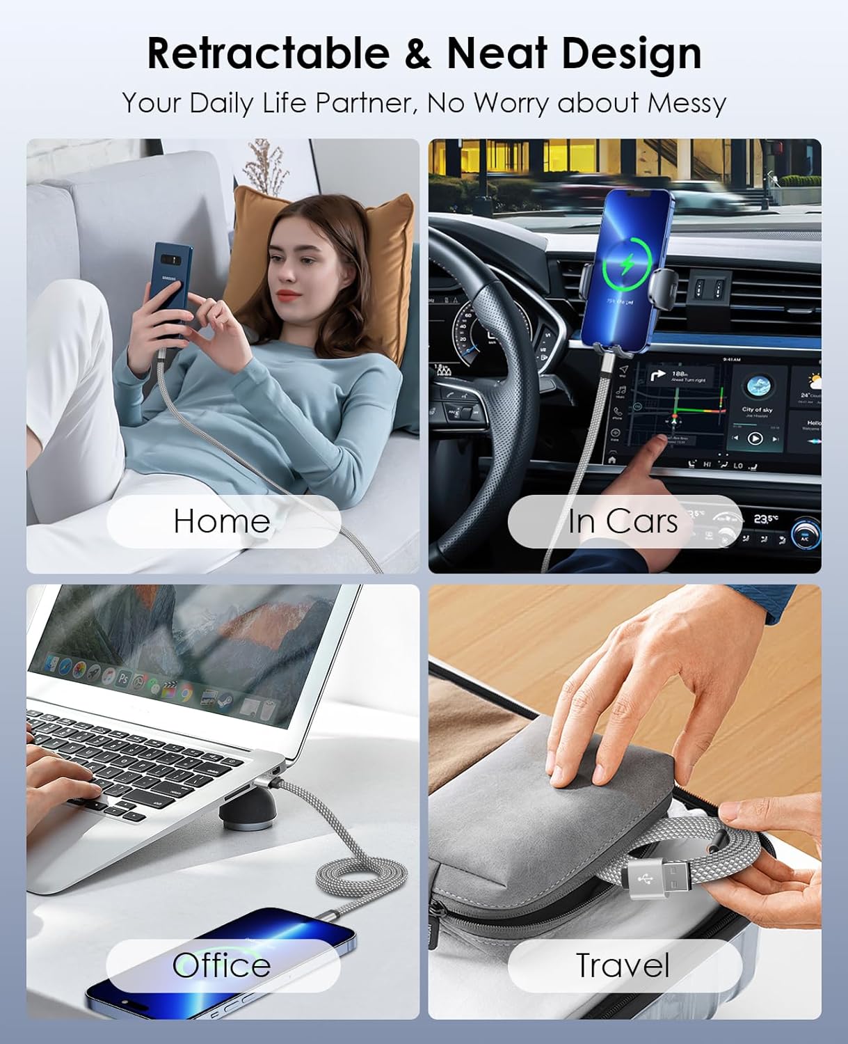 Thumbnail 5 de Magtame Cable Magnético USB C – Carga Rápida y Plano ⚡