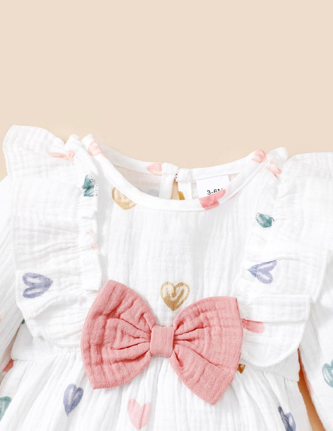 Detalle de UUAISSO Neugeborenes Mädchen Overall 0–18 Monate 👶