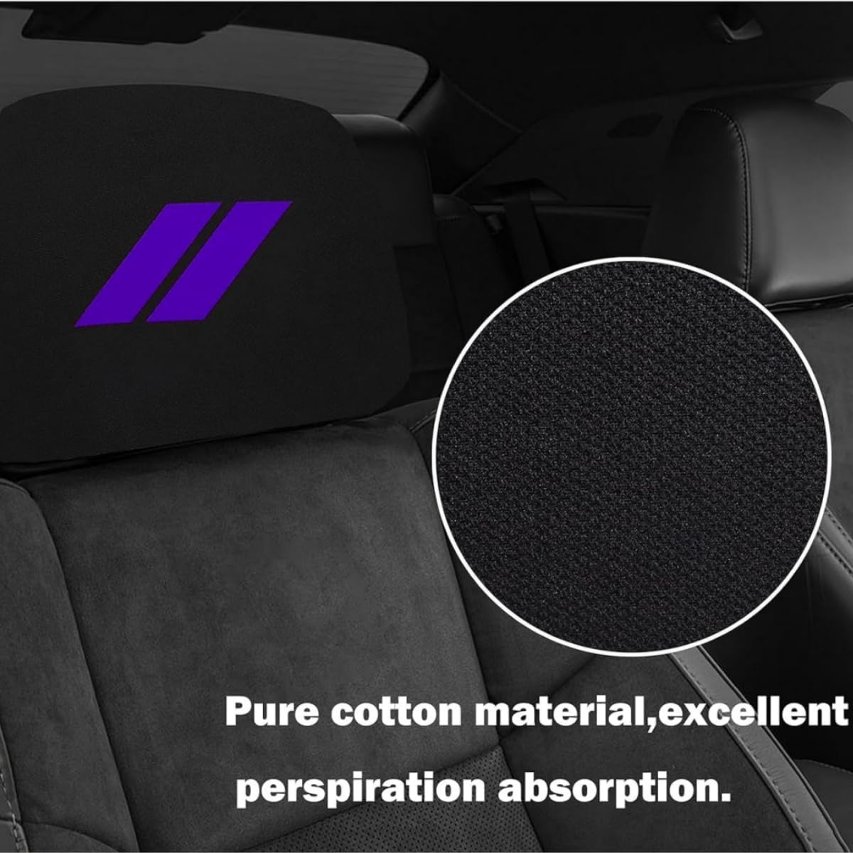 Detalle de Car Seat Headrest Covers, 11 x 10 Inches