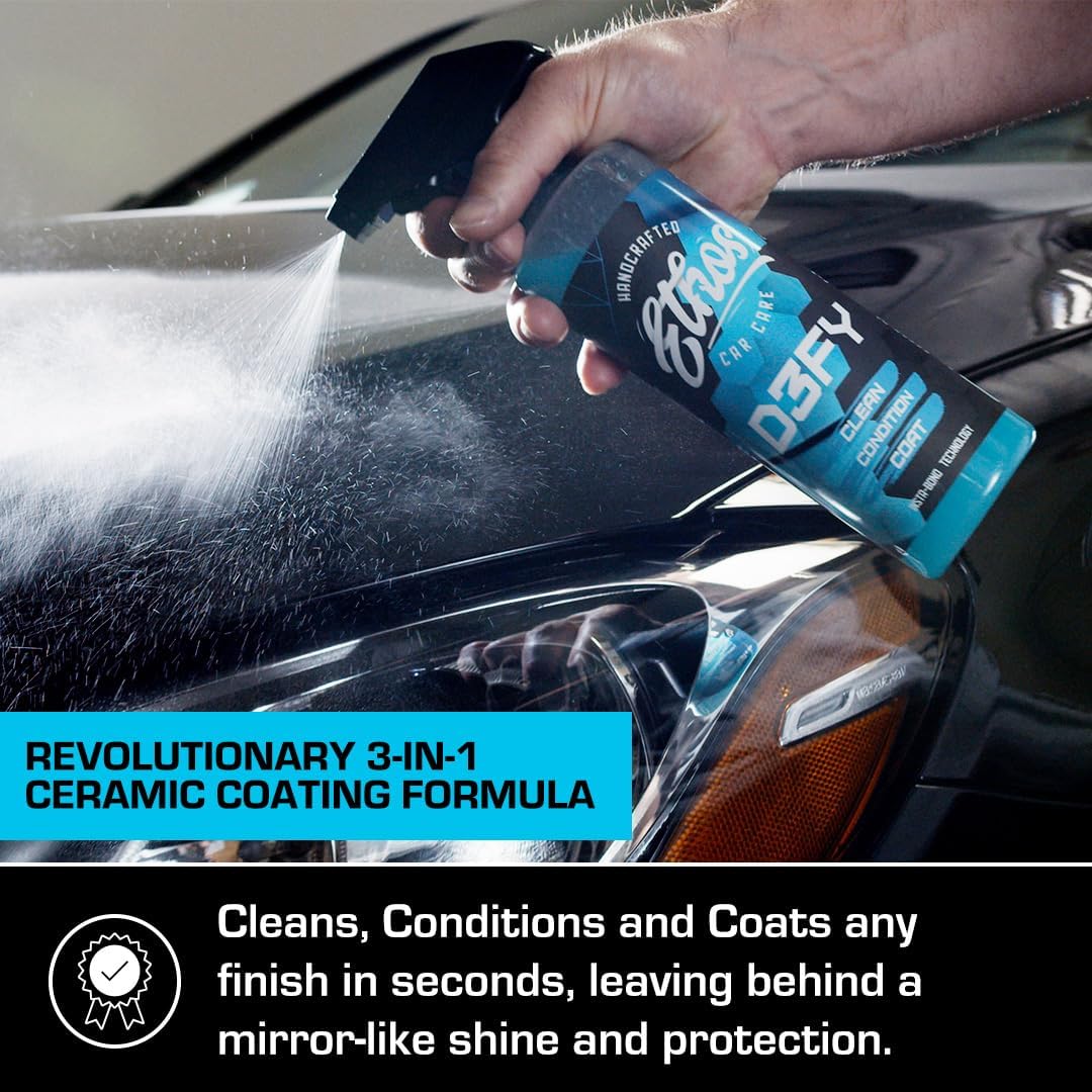 Detalle de Ethos Defy ETH-DEFY-16OZ 3-in-1 Ceramic Coating Spray for Waterless Washing